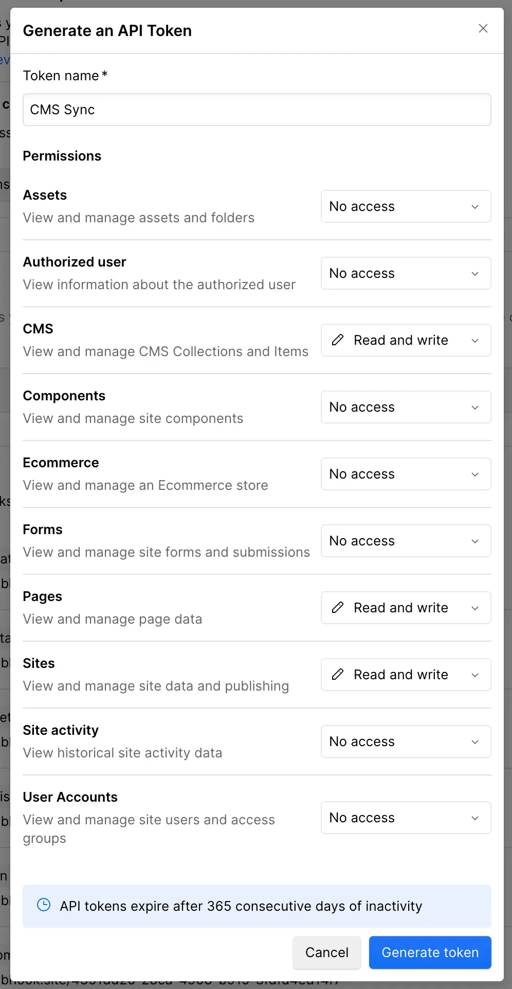 Give Permissions to vume.ai in Webflow