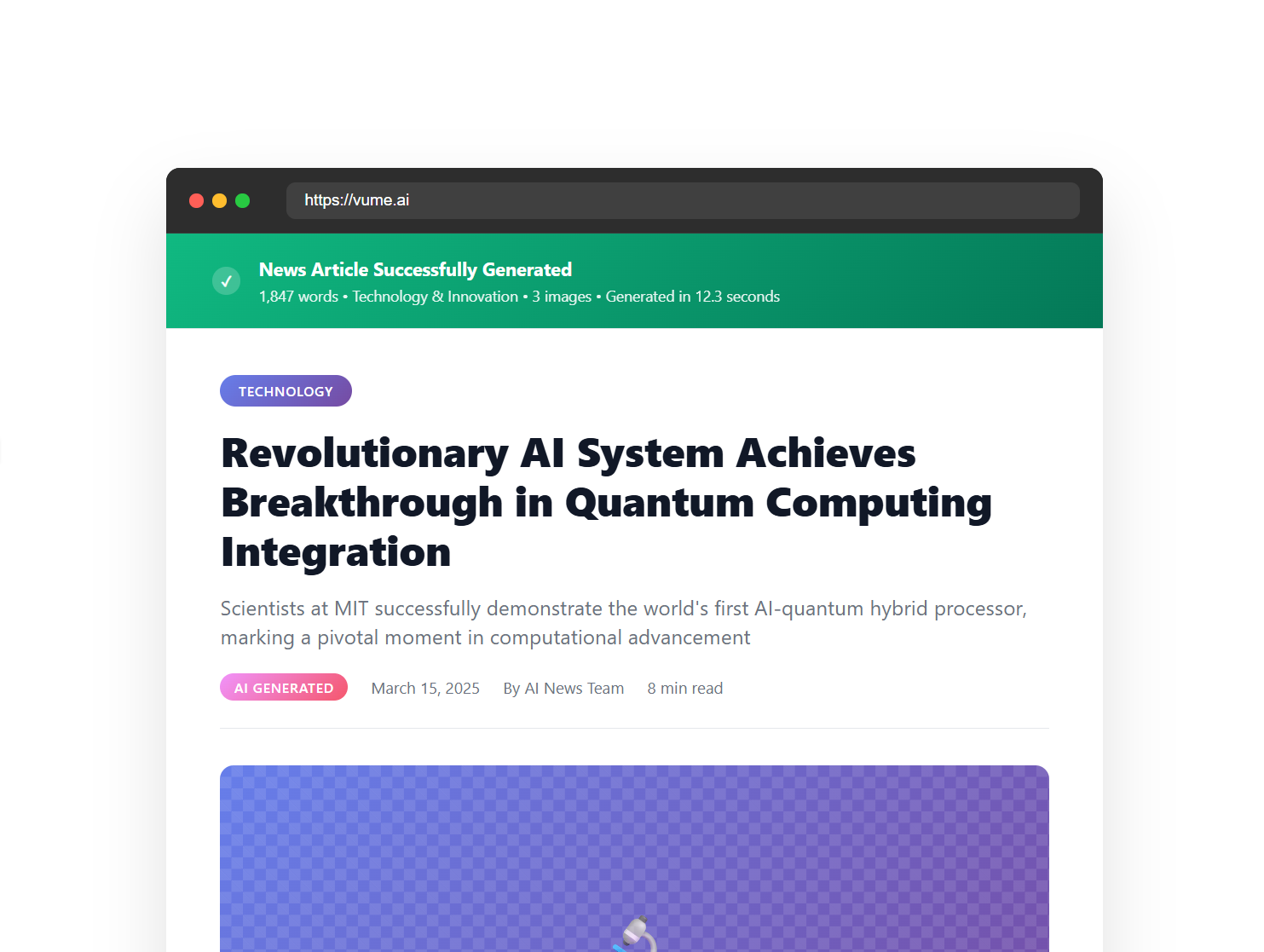 AI News Writer