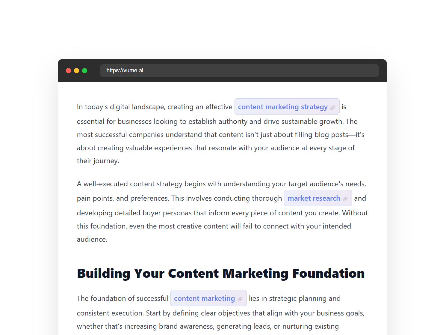 Auto Internal Linking