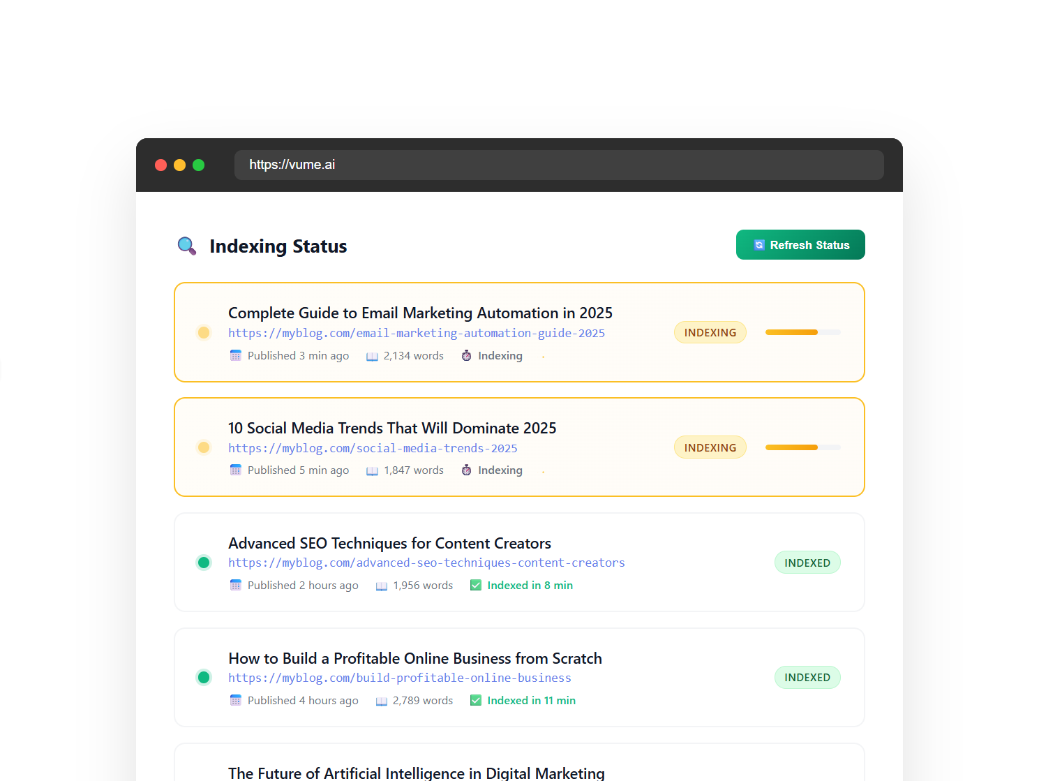 Automatic Indexer
