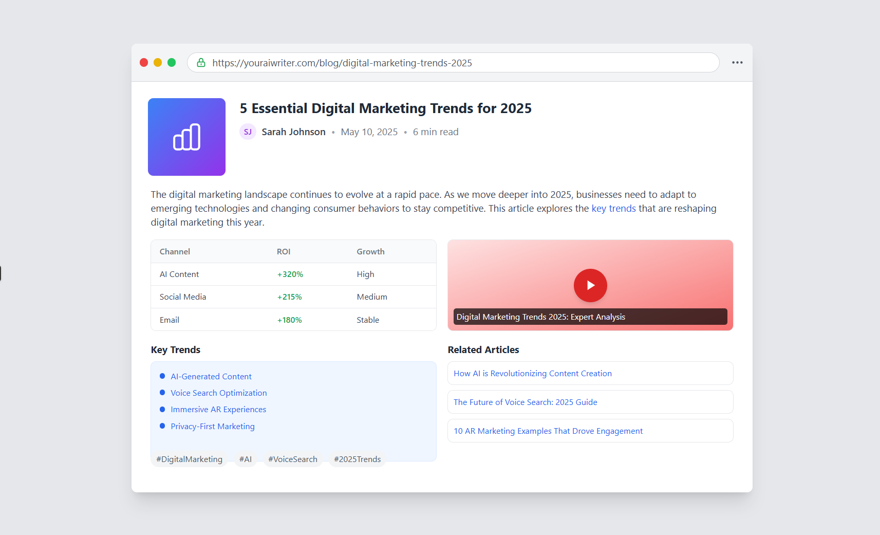 AI SEO Editor