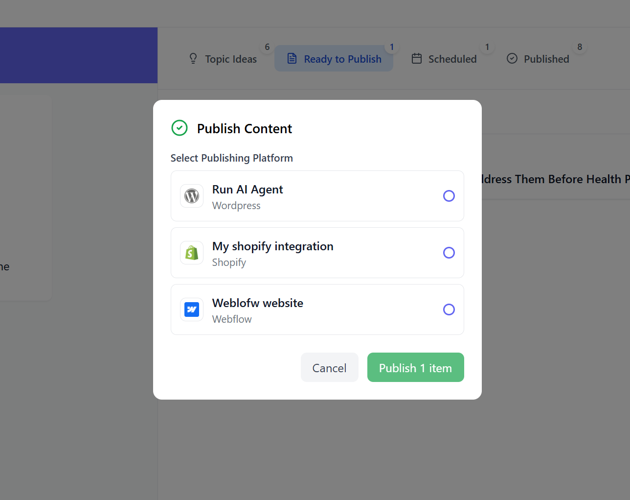 Integrations