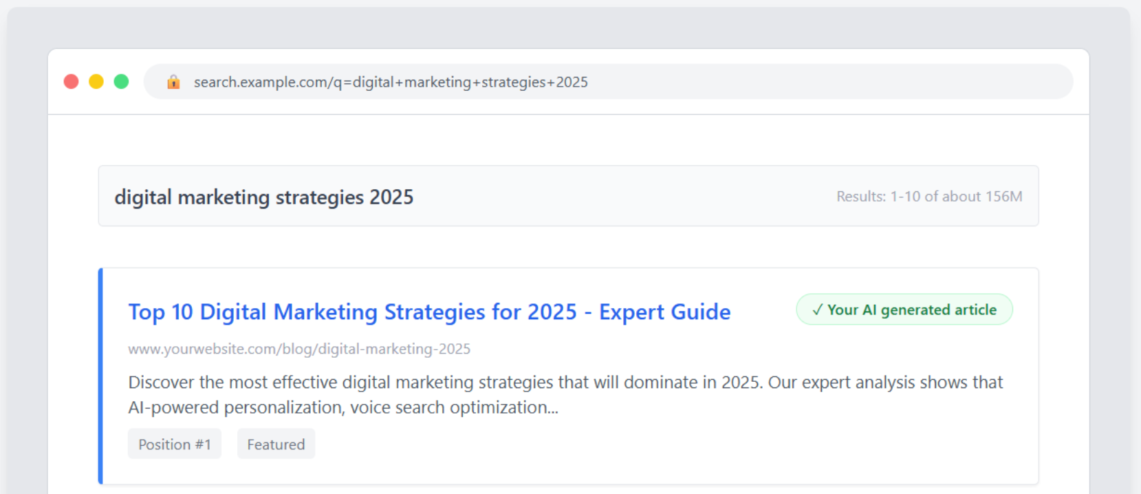 Generate SEO Articles that Rank