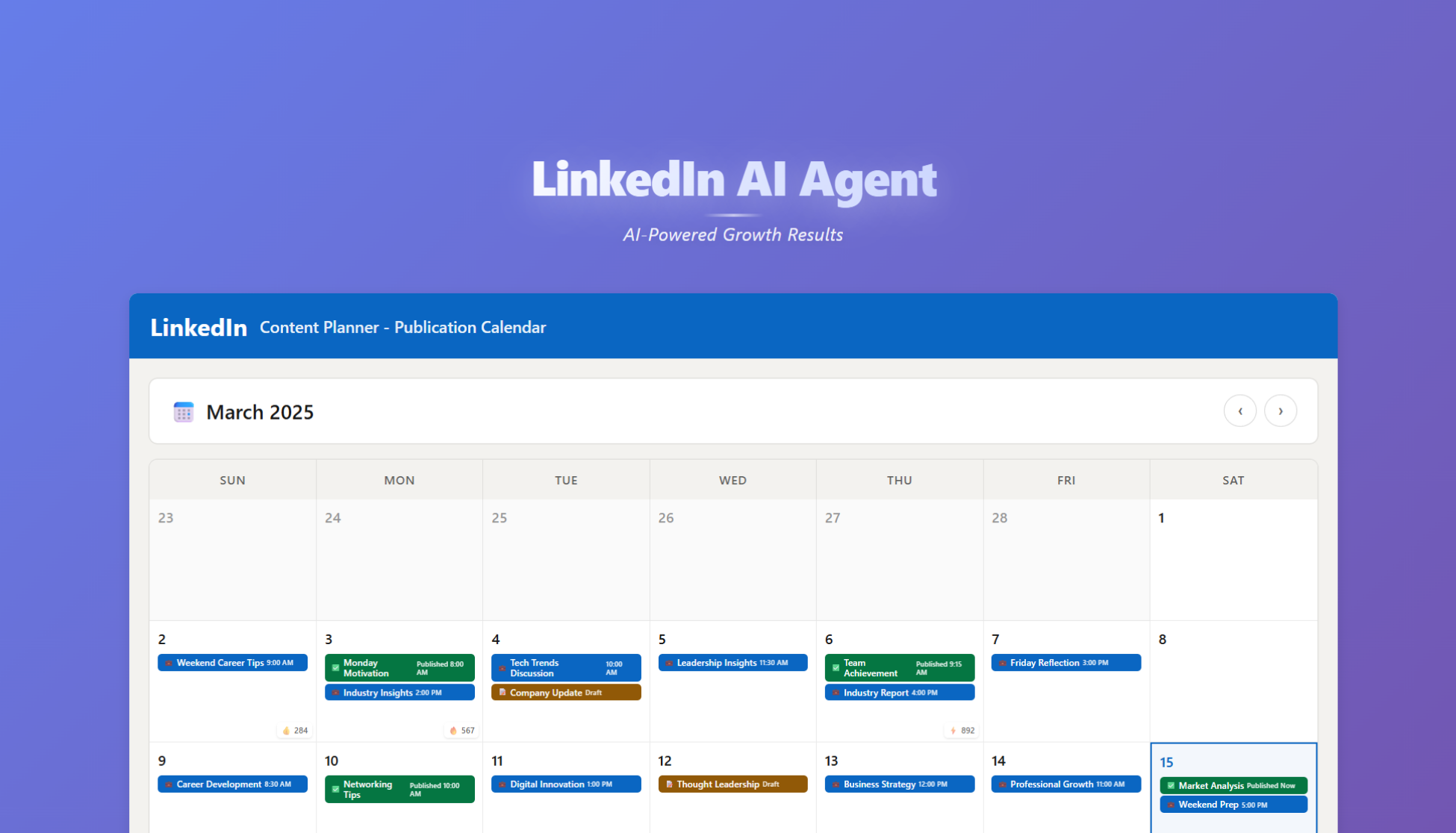 Smart Post Scheduling